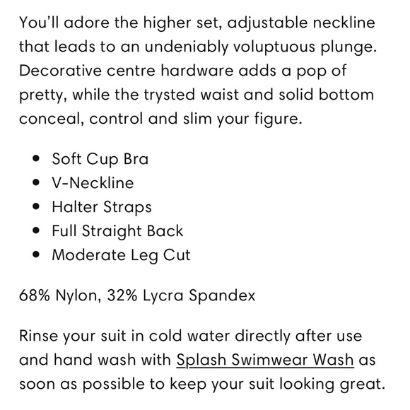 ☀️🏝️NWT Magicsuit Solid Angelina One Piece Swimsuit - Picture 4 of 7